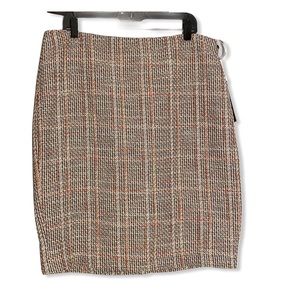 NWT Karl Lagerfeld Tweed Lined Pencil Skirt Size 16